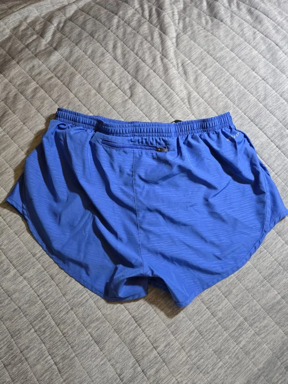 Nike Women's Dri-Fit Running Shorts - Blue - Medium